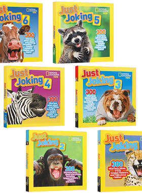 英文原版进口National Geographic Kids Just Joking国家地理科普百科动物幽默系列1-6本 儿童英语启蒙认知绘本趣味性百科全书