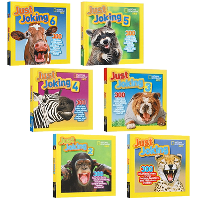 英文原版进口National Geographic Kids Just Joking国家地理科普百科动物幽默系列1-6本 儿童英语启蒙认知绘本趣味性百科全书