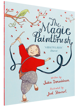 进口英文原版绘本The Magic Paintbrush神奇的画笔3-5岁低幼儿童学前英语启蒙认知绘本亲子互动共读早教书宝宝睡前故事书童话