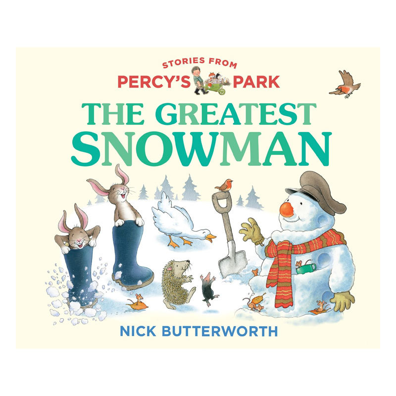 预售帕西爷爷的爱心公园纸板系列绘本 英文原版 Stories from Percy's Park: The Greatest Snowman 最棒的雪人 儿童阅读睡前故事