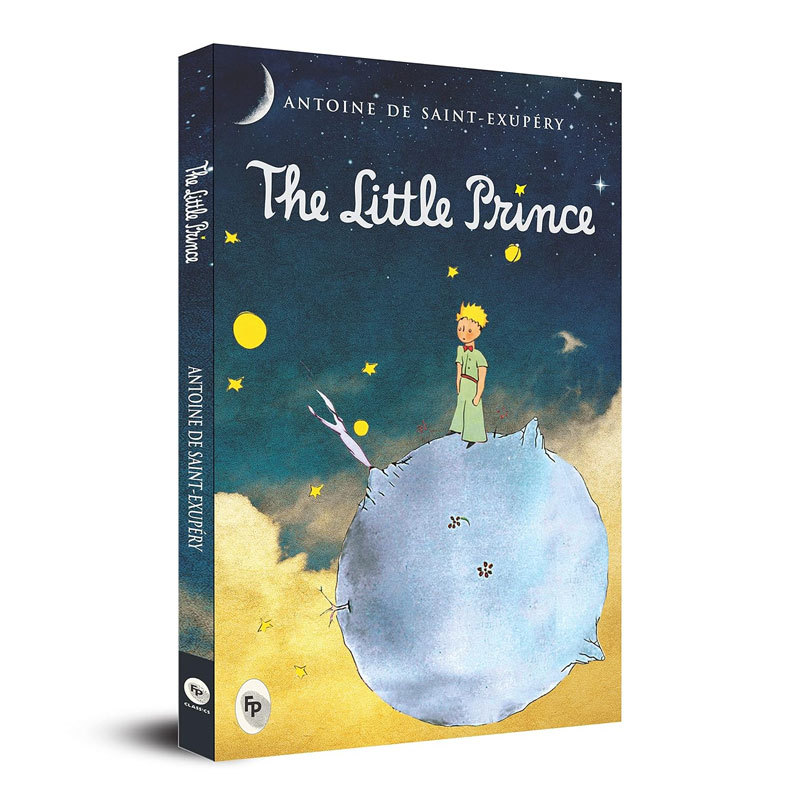 预售英文原版 儿童文学 The Little Prince 小王子 青少年推荐课外读物插图版经典名著暖心小说 哲理寓言儿童文学 平装 8-12岁
