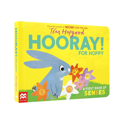 英文原版 Hooray for Hoppy (Refreshed cover)  欢呼雀跃的霍比 感受大自然的美妙 2-6岁儿童宝宝趣味益智启蒙生活体验绘本