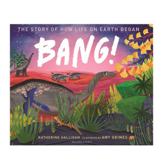 BANG!The Story of How Life on Earth Began地球生命起源的那声巨响 4-8岁儿童启蒙探索从地球开始到人类到来的旅程精装绘本