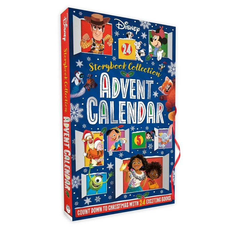 英文原版Disney: Storybook Collection Advent Calendar迪士尼故事集圣诞倒数历24个盲盒故事精装绘本童话寓言/神话传说4-8岁