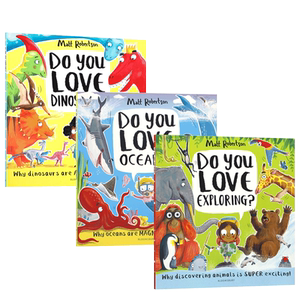 英文原版你喜欢什么系列3本Do you love Dinosaurs恐龙Oceans海洋Exploring探索2-6岁宝宝幼儿童趣味益智启蒙亲子书绘本