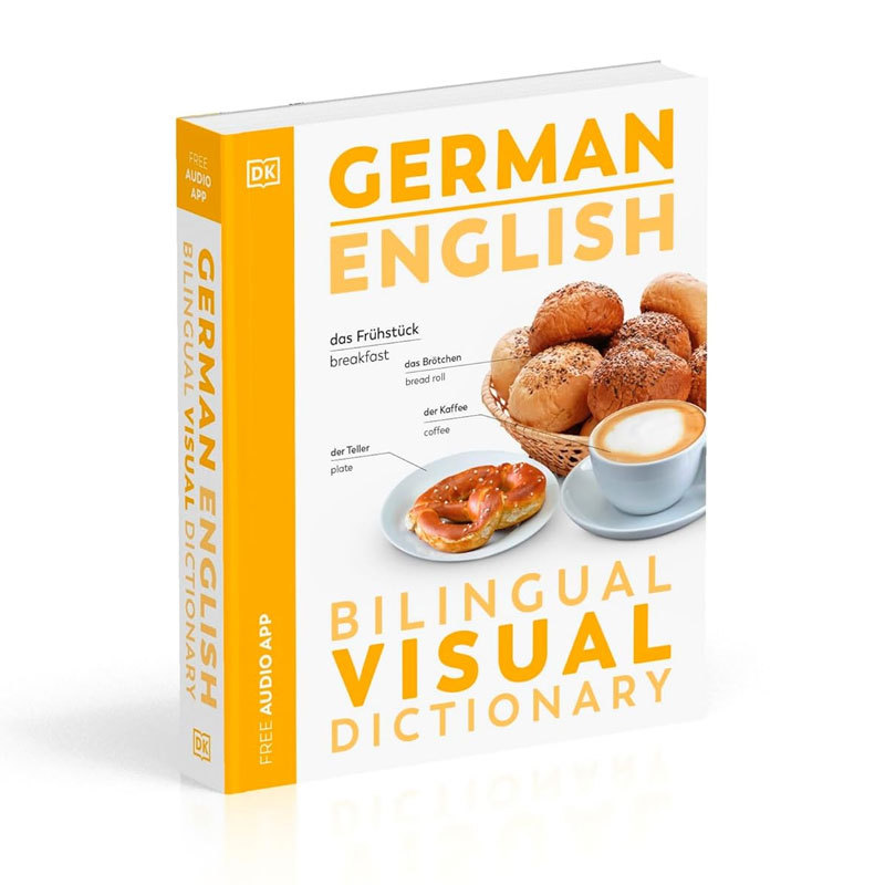 预售英文原版 DK Bilingual Visual Dictionaries: German English Bilingual Visual DictionaryDK德英双语图解词典字典工具书