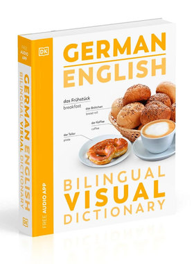 英文原版 DK Bilingual Visual Dictionaries: German English Bilingual Visual DictionaryDK德英双语图解词典字典工具书
