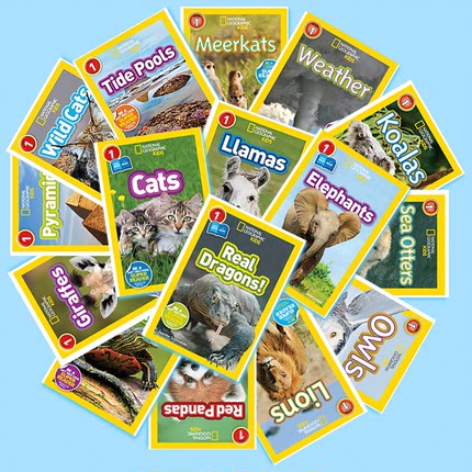 第一阶段美国国家地理儿童英语分级阅读 National Geographic Kids Readers Level 1 初阶低幼儿动物小百科启蒙绘本英文原版绘本