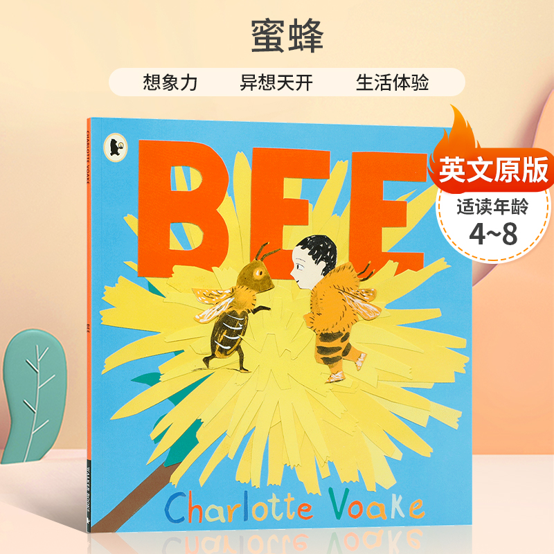 Walker Books Ltd：Bee 蜜蜂 4-8岁儿童宝宝启蒙认知生活体验 异想天开 英语艺术插画平装绘本