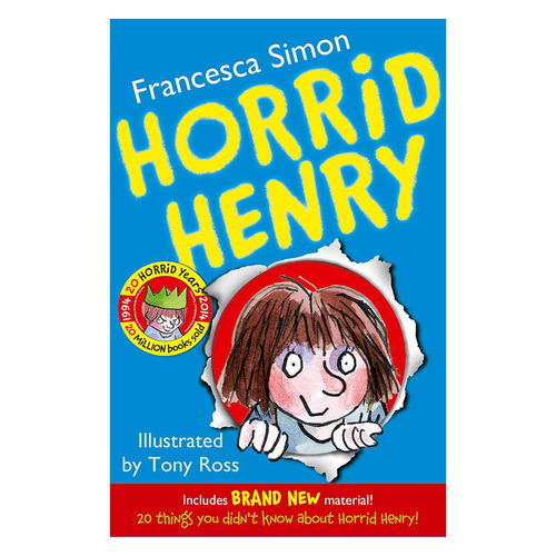 预售Horrid Henry #1 淘气包亨利1 黑白插图幽默搞笑成长故事 8-12岁阅读章节平装书 Francesca Simon作 英文进口原版