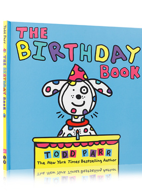 英文原版进口The Birthday Book生日书 低幼儿童英语启蒙认知绘本 宝宝亲子互动共读早教书图画故事书 Todd Parr经典著作