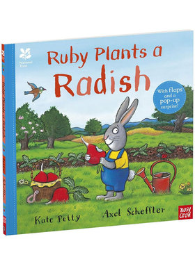 英文原版National Trust: Ruby Plants a Radish露比种萝卜植物是如何生长的科普绘本 花卉植物 园艺种植平装绘本4-8岁