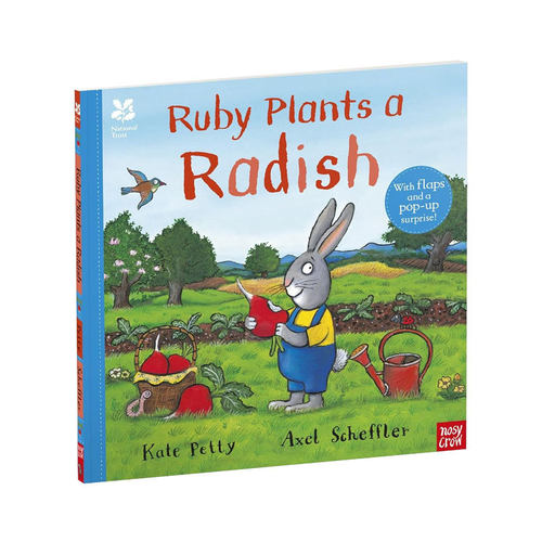 英文原版National Trust: Ruby Plants a Radish露比种萝卜植物是如何生长的科普绘本 花卉植物 园艺种植平装绘本4-8岁