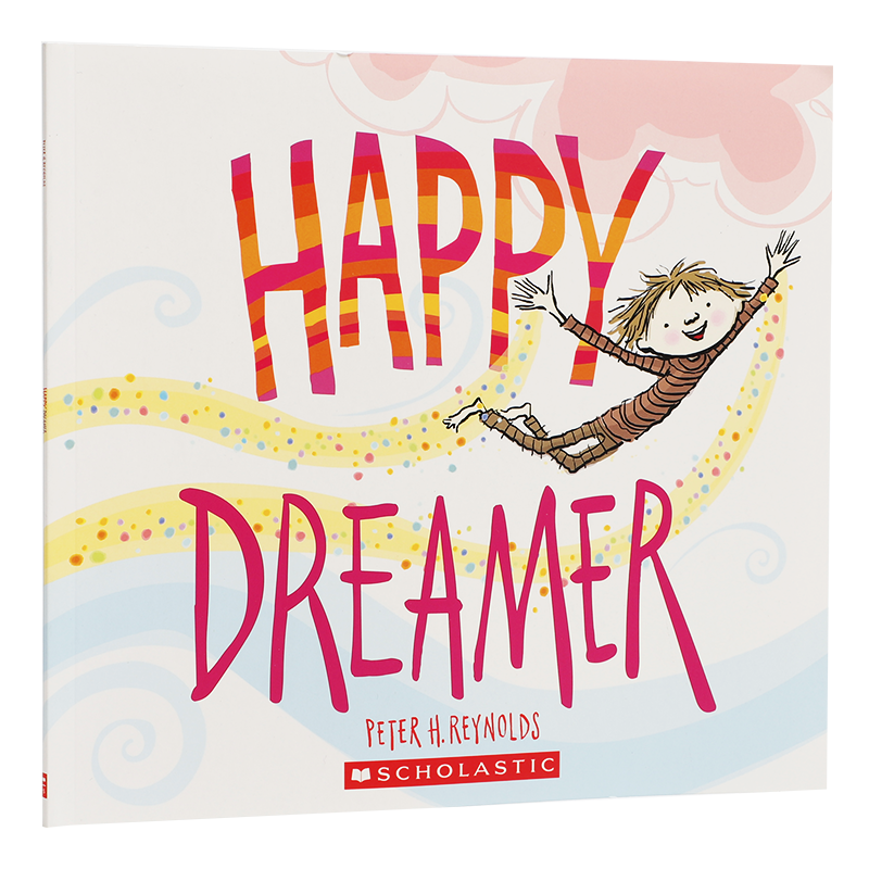英文原版绘本Happy Dreamer (with CD) 快乐造梦者 关心自闭儿童 儿童低幼启蒙英语故事书宝宝情绪情感认知 学乐纽约时报畅销书