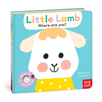 英文原版Baby Faces系列:Little Lamb, Where Are You?你在哪小羊羔/Mouse/Lion/ Bear/Owl/Tiger翻翻镜面书 启蒙认知韵律童谣