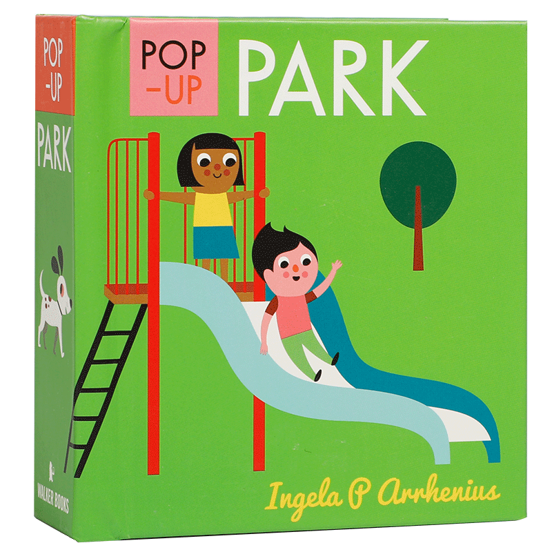 英文原版 Pop-up park公园儿童认知识物早教启蒙绘本图画书低幼宝宝英语入门学习读物亲子互动阅读立体游戏纸板书精装进口书籍正版