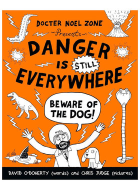 预售英文原版Danger is Still Everywhere: Beware of the Dog胆小鬼日记2危险无处不在小心狗极具幽默感的避开各种危险手册