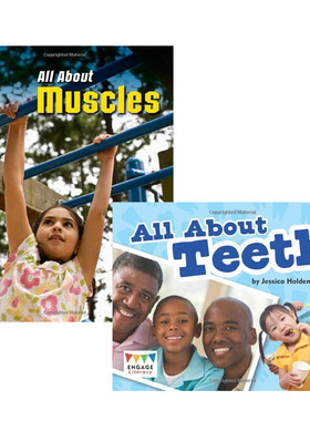 英文原版 All About Teeth/All About Muscles关于...的一切 系列2本 4-8岁幼儿宝宝原版趣味益智亲子启蒙教育图书绘本