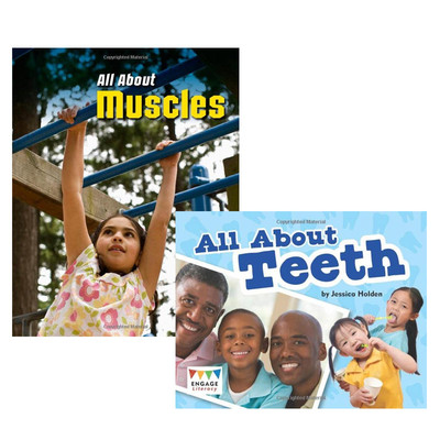 英文原版 All About Teeth/All About Muscles关于...的一切 系列2本 4-8岁幼儿宝宝原版趣味益智亲子启蒙教育图书绘本