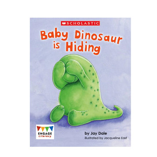 Hiding Baby 8岁幼儿亲子趣味益智亲子启蒙思想教育绘本 趣味故事 Dinosaur 小恐龙 英文原版 小恐龙藏起来了
