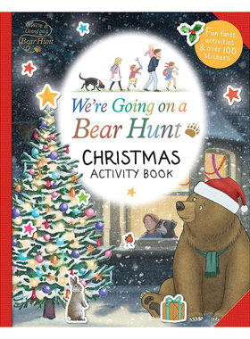 预售英文原版We're Going on a Bear Hunt: Christmas Activity Book我们一起去猎熊圣诞节活动书圣诞节倒计时活动圣诞节指南