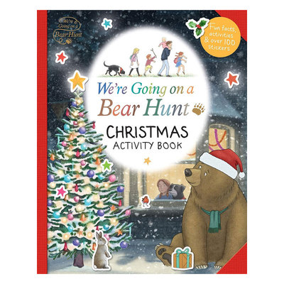 预售英文原版We're Going on a Bear Hunt: Christmas Activity Book我们一起去猎熊圣诞节活动书圣诞节倒计时活动圣诞节指南