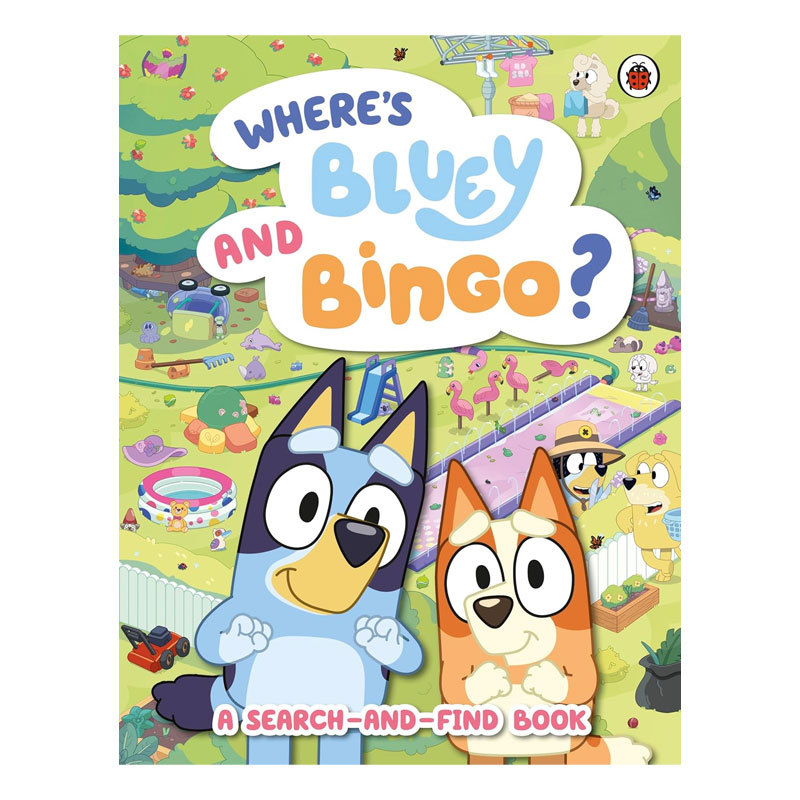 预售英文原版 Bluey: Where’s Bluey and Bingo? 布鲁伊和宾格在哪里 小蓝狗布鲁伊找找看互动游戏书 4-8岁