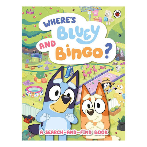 预售英文原版 Bluey: Where’s Bluey and Bingo? 布鲁伊和宾格在哪里 小蓝狗布鲁伊找找看互动游戏书 4-8岁
