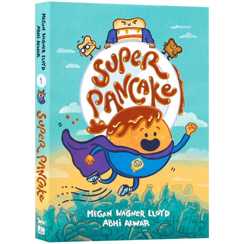 英文原版 Super Pancake 精装 超级煎饼  美味佳肴，读起来超级有趣 Penguin Random House8-12岁青少年儿童冒险故事漫画书
