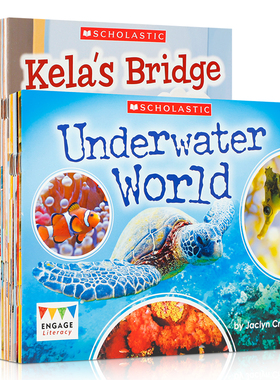 英文原版学乐彩虹桥小学中年级阅读级别Levels 9-11 组合16册Farm Animals/Dinosaur Is Lost 幼儿宝宝趣味益智思想启蒙绘本