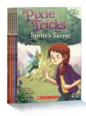 英文原版学乐大树Pixie Tricks 系列5本 Scholastic Branches中小学生英语课外阅读读物奇幻故事情节桥梁章节漫画书10-14岁