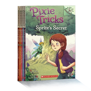 英文原版学乐大树Pixie Tricks 系列5本 Scholastic Branches中小学生英语课外阅读读物奇幻故事情节桥梁章节漫画书10-14岁
