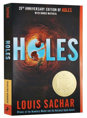 英文原版小说 Holes 别有洞天 1999年纽伯瑞金奖 原著小说 Louis Sachar 少年儿童文学故事书 获奖图书 正版进口原版书籍
