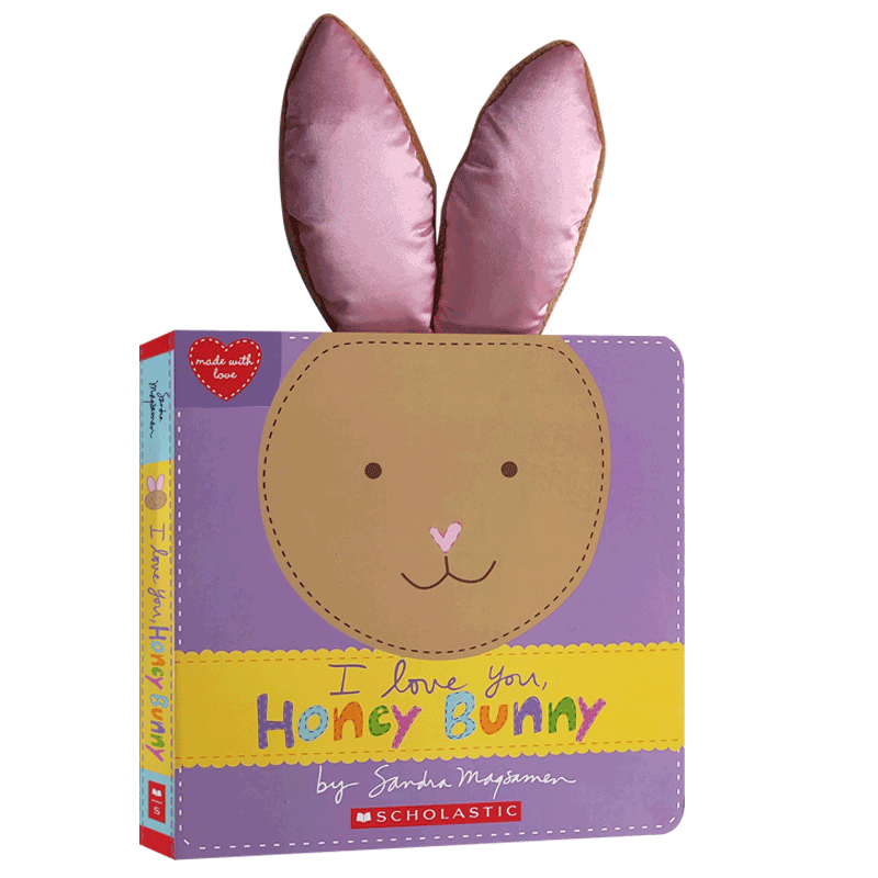 原版 I Love You, Honey Bunny 我爱你甜心兔子 Scholastic学乐儿童启蒙认知读物绘本 亲子互动共读图画书 6-8岁 进口正版童书
