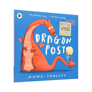 龙后 Dragon Post 含5封信件 一个快乐的，感人的和充满活力的插图互动书 4-8岁启蒙认知 友谊友爱 幽默有趣平装绘本