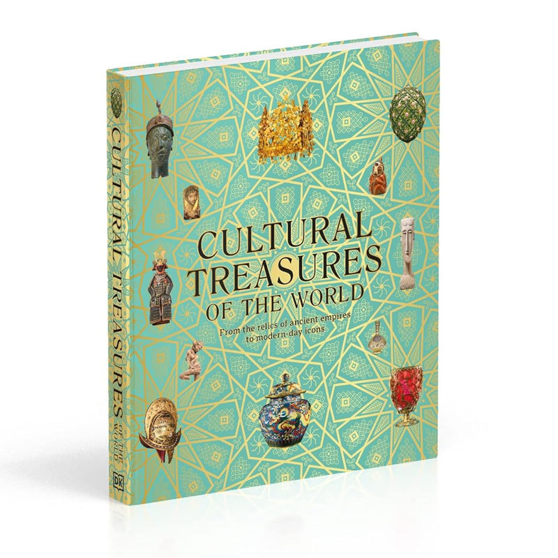 预售英文原版Cultural Treasures of the WorldDK 世界文化瑰宝探索文物背后的故事科普百科 历史文物 全彩图解精装STEAM读物14岁+