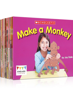 英文原版学乐彩虹桥阅读级别Levels 3-5 组合16册 My Dinosaurs/My Little Cake/Homes/Min Monkey阅读培养兴趣启蒙绘本