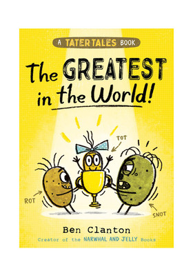 英文原版 Tater Tales #1 The Greatest in the World 土豆故事#1 独角鲸系列作者作品 8-12岁青少年儿童幽默搞笑桥梁章节书