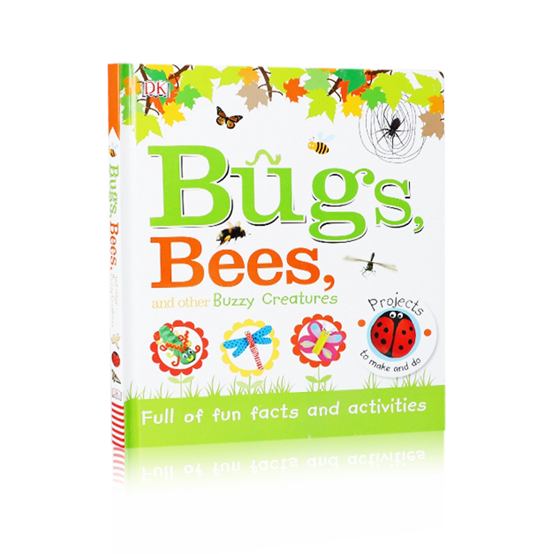 英文原版Bugs, Bees and Other Buzzy Creatures虫子、蜜蜂和其他嗡嗡叫的生物 大自然动物与昆虫 儿童科普自然启蒙认知绘本