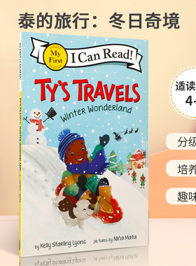 英文原版 My first ICR Ty’s Travels: Winter Wonderlan泰的旅行：冬日奇境我的第一本分级图书儿童宝宝生活体验分级读物绘本