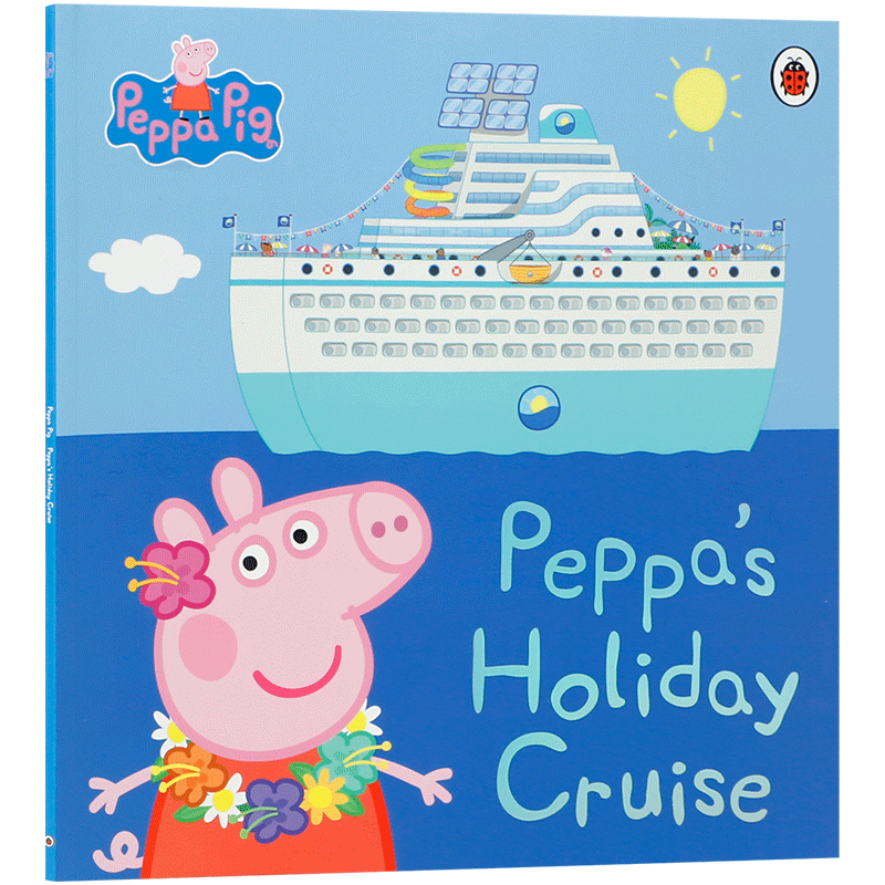 小猪佩奇的假日巡游 Peppa Pig: Peppa's Holiday Cruise 动画IP 旅游体验 口语学习 2-6岁 生活体验 启蒙认知 平装 绘本