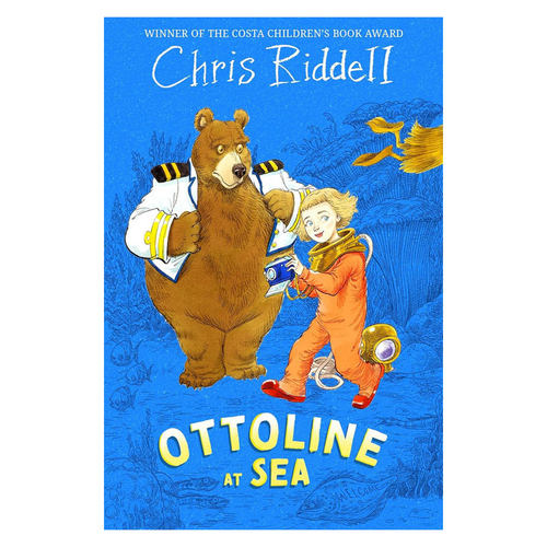 英文原版Ottoline #3: at Sea小侦探欧杜琳3 在海底胡椒罐大楼的小侦探系列黑白插图幽默悬疑平装桥梁/章节书10-14岁