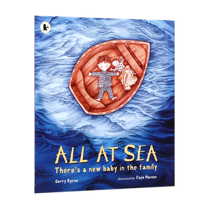 英文原版绘本 海流记All at Sea: There's a New Baby in the Family 温馨家庭有爱亲子共读读物 幼儿治愈细腻绘本图画书