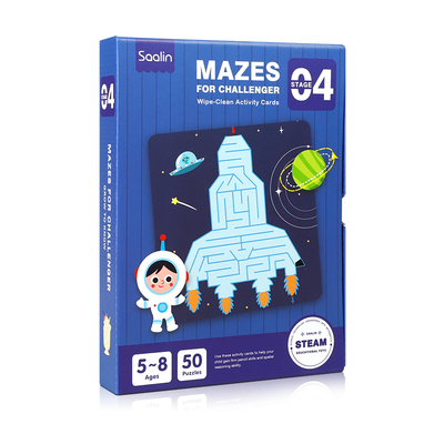 英文原版进口Six minutes of mindfulness training for a mental maze6分钟专注力训练思维迷宫-挑战篇 低幼儿童启蒙早教绘本