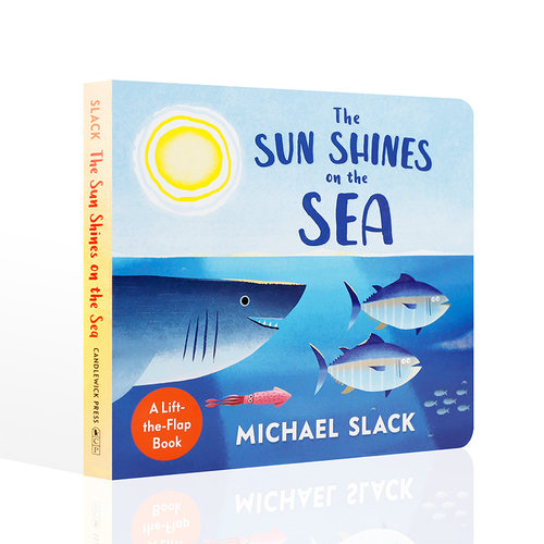 英文原版绘本 The Sun Shines on the Sea 阳光照耀着大海 3-5岁低幼儿童英语启蒙认知绘本 宝宝撕不烂纸板书 亲子互动共读早教书