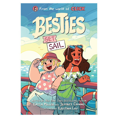 预售英文原版Besties #4: Set Sail好闺蜜4 启航中学友谊校园全彩漫画平装漫画10-14岁友谊