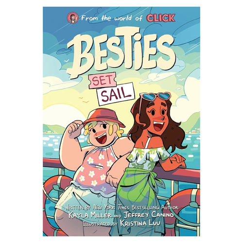 预售英文原版Besties #4: Set Sail好闺蜜4 启航中学友谊校园全彩漫画平装漫画10-14岁友谊