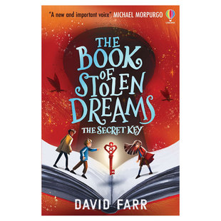 预售英文原版The Book of Stolen Dreams #2:The Secret of the Blood-Red Key盗梦者之书2血红色钥匙的秘密奇迹、勇气和魔法之旅
