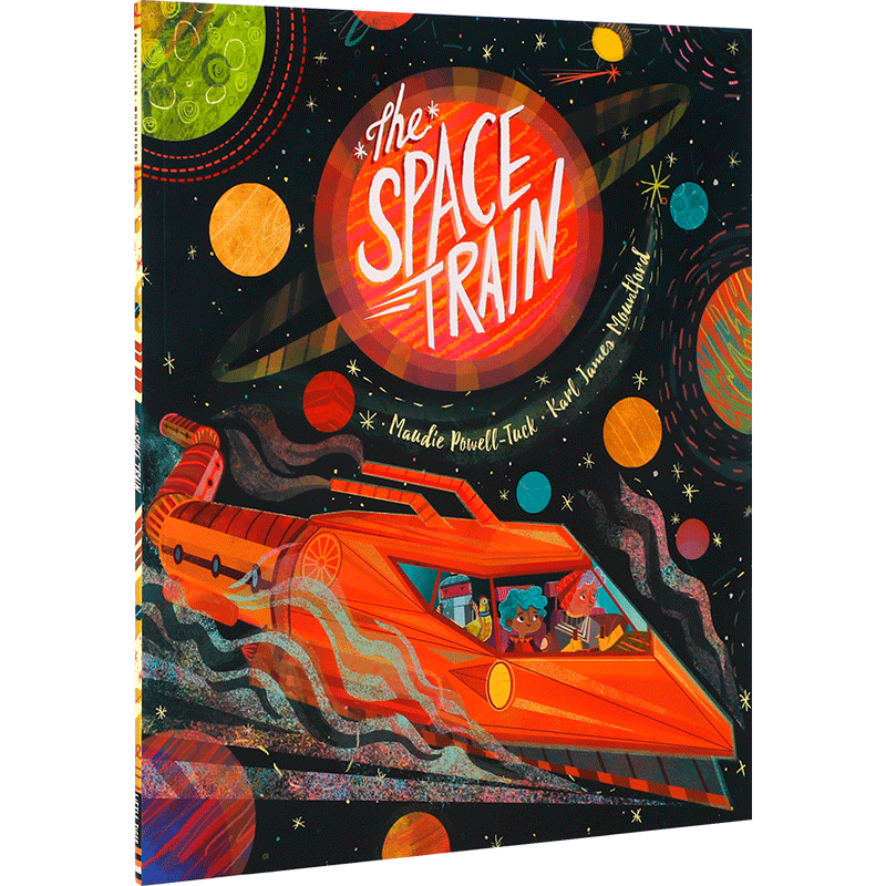 2023年新品 英文原版 The Space Train 太空列车 鼓励孩子解决问题 4-8岁儿童宝宝想象力培养冒险故事绘本 平装