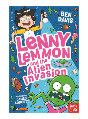 预售英文原版Lenny Lemmon #3: and the Alien Invasion搞笑喜剧 莱尼.莱蒙3爆笑校园喜剧故事平装桥梁/章节书幽默搞笑8-12岁